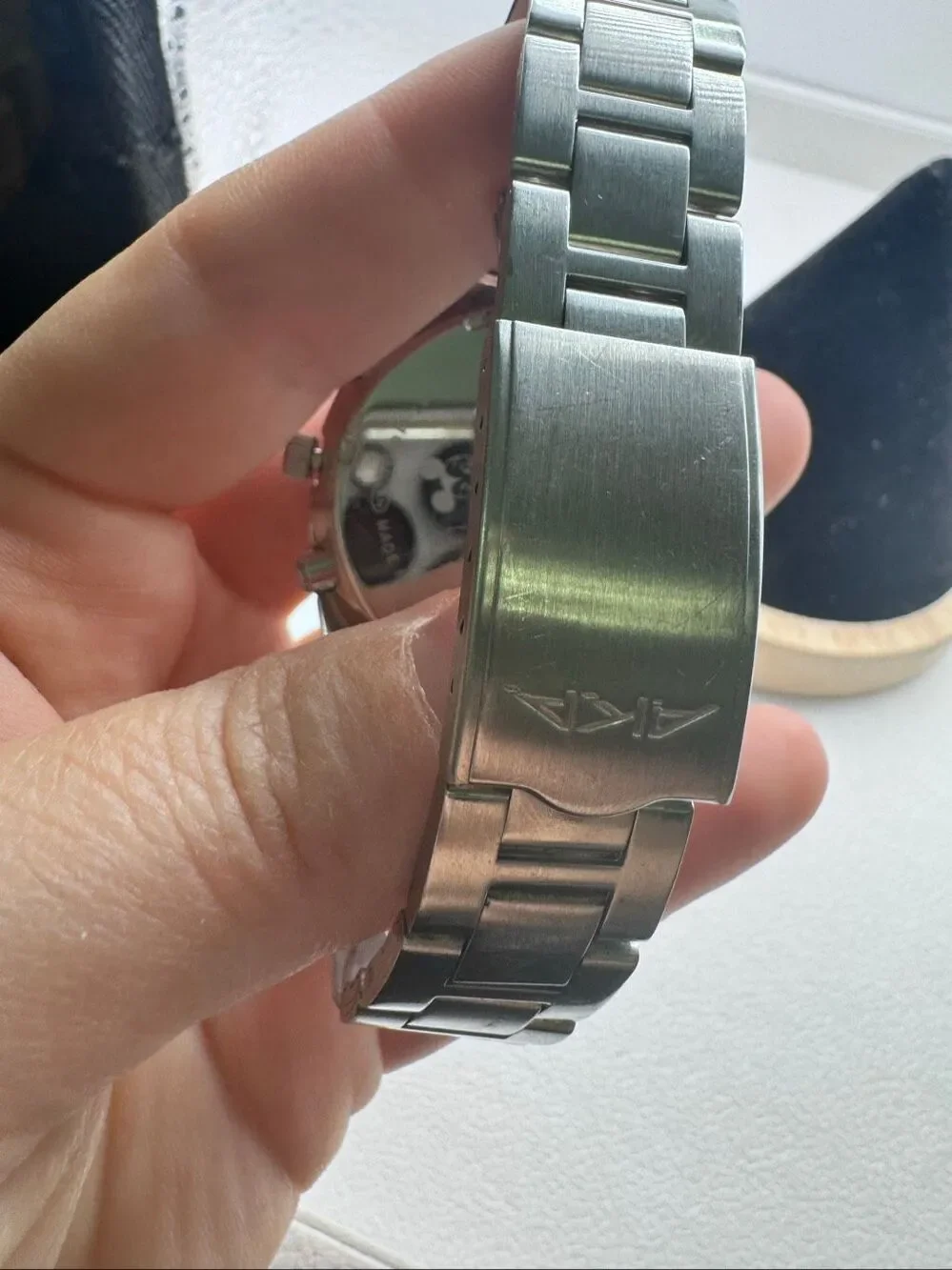 Rare Seiko Alba AKA Disney Mickey Mouse Chronograph Watch V657-6160 Silver OS